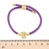 Adjustable Nylon Cord Bracelets X-BJEW-C096-01G-09-5