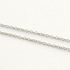 Tarnish Resistant 304 Stainless Steel Cable Chains X-CHS-Q001-12-100m-1