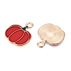 Thanksgiving Day Theme Alloy Enamel Pendants X1-ENAM-T020-35M-2