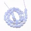 Natural Blue Lace Agate Beads Strands G-R445-6x8-10-2