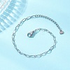Brass Oval Link Chains Bracelets for Women BJEW-JB13035-2