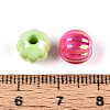 UV Plating Opaque Acrylic Beads OACR-N153-02-3