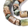 Natural Chrysocolla and Lapis Lazuli Beads Strands G-Q616-09I-4