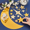   Star Acrylic Mirror Wall Stickers DIY-PH0017-37A-3