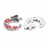 Alloy Rhinestone Pendants PALLOY-N153-06B-RS-2