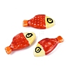 Hand Painted Fish Shaped Porcelain Beads PORC-N013-06H-1
