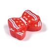 Opaque Christmas Theme Resin Cabochons RESI-H162-06E-2