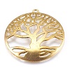 Tibetan Style Pendant Cabochon Settings TIBEP-A23210-AG-LF-1