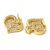 Rack Plating Brass Micro Pave Cubic Zirconia Charms KK-C030-22G-2