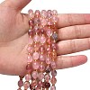 Natural Strawberry Quartz Beads Strands G-F809-A04-01-6