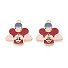 Alloy Enamel Pendants ENAM-T025-02G-10-1