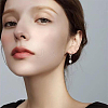 4Pcs 2 Colors Rhodium Plated 925 Sterling Silver Locket Style Planet Pinch Bails STER-SC0001-71B-7