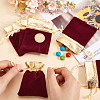 Rectangle Velvet Jewelry Pouches Bags TP-BBC0001-09A-02-3