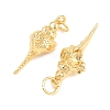 Brass Pendants KK-P353-06G-2
