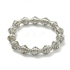 Non-Tarnish Adjustable 304 Stainless Steel Bicone Spring Wire Bracelets BJEW-H617-09P-1