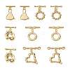  Jewelry 10 Sets 5 Styles Brass Toggle Clasps KK-PJ0001-25-2