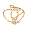 304 Stainless Steel Open Cuff Rings for Women RJEW-M020-07G-04-1