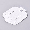 Plastic Jewelry Display Cards DIY-K032-09-2