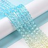 Transparent Glass Beads Strands GLAA-L045-01A-02-3