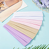 8Pcs 4 Colors Milk Silk Cloth Hair Bands OHAR-TAD0001-01C-4