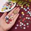 120Pcs 12 Colors Golden Plated Alloy Charms sgENAM-SZ0001-64N-7