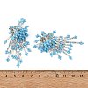 Glass Seed Beads Stud Earrings for Women EJEW-MZ00760-7