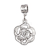 Alloy European Dangle Charms MPDL-L028-21AS-2