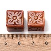 Natural Myanmar Jade Dyed Carved Beads GG-CBABA9C-09-4