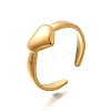 304 Stainless Steel Open Cuff Rings for Women RJEW-R010-04G-4