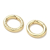 Brass Spring Gate Rings KK-E796-11G-2