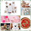 Square Foldable Paper Cake Box CON-WH0089-174B-5