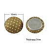 Woven Cabochons WOVE-S037-15mm-5-1