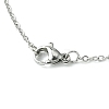 304 Stainless Steel Pendant Necklace for Women NJEW-JN04387-7