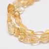 Natural Citrine Beads Strands G-F521-34-3