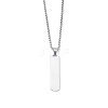 201 Stainless Steel Pendant Necklaces for Man NJEW-Q336-03E-P-1