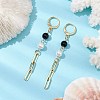 304 Stainless Steel Leverback Dangle Earrings for Women EJEW-JE06209-1