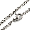 201 Stainless Steel Pendant Necklaces LS-NJEW-H030-03P-3