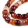 Natural Red Agate Beads Strands G-T138-145-3