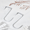 2Pcs Iron Hook Hangers FIND-LP0006-09-1