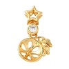 Brass Micro Pave Cubic Zirconia Peg Bails LS-KK-Q788-04G-1