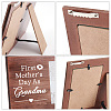 MDF Wood Photo Frames DIY-WH0231-058-4