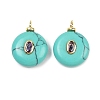 Synthetic Turquoise Pendants X-KK-B157-42G-09-1