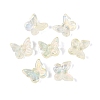 Electroplate Transparent Glass Beads EGLA-N057-03B-2