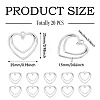 20Pcs Heart Iron Connector Charms FIND-TA0010-01-4