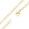 Men's 201 Stainless Steel Figaro Chains Necklace NJEW-N050-A08-3-55G-2