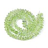 Electroplate Transparent Glass Beads Strands EGLA-N055-03A-02-2