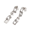 Non-Tarnish 304 Stainless Steel Chain Dangle Stud Earrings for Women EJEW-Q781-27P-1