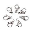 Polished 316 Surgical Stainless Steel Lobster Claw Clasps A-STAS-R072-18A-4