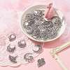 40Pcs 10 Styles Tibetan Style Alloy Chandelier Component Links TIBEP-CJ0003-21-5