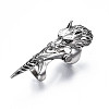 Wolf Armour Alloy Full Finger Ring RJEW-T009-23AS-2